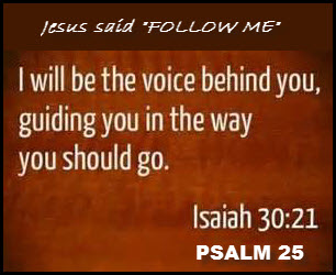 Psalm 25 is 30 following god2
